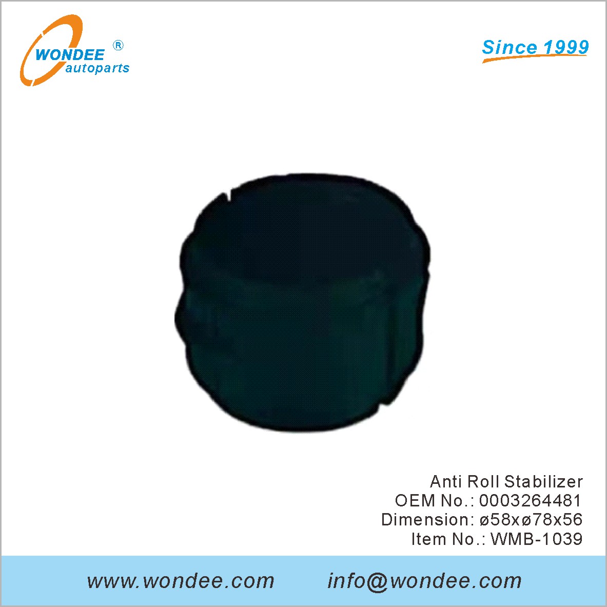 مضاد لفة مثبت OEM 0003264481 لبنز من Wondee