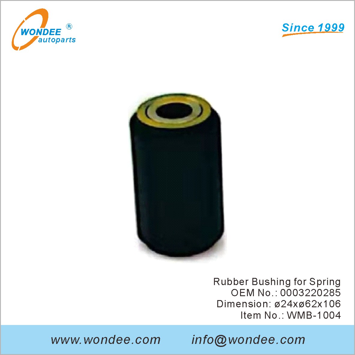 جلبة مطاطية لفصل الربيع OEM 0003220285 لبنز من Wondee