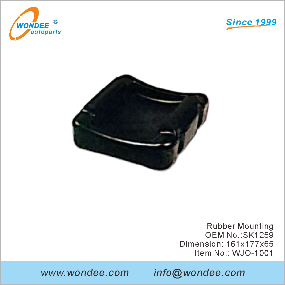 تصاعد المطاط OEM SK1259 لـ Jost من Wondee