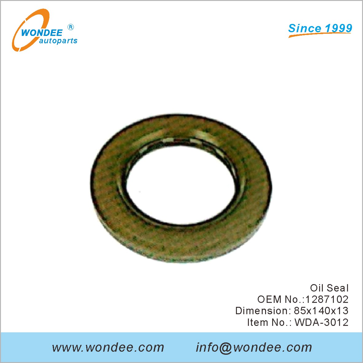 OIL SEAL OEM 1287102 لـ DAF من Wondee 85x140x13