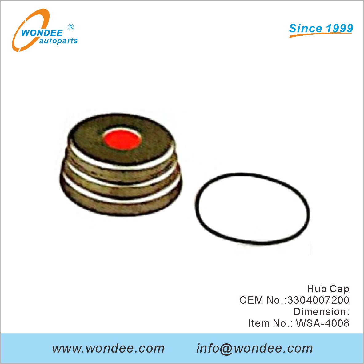 HUB CAP OEM 3304007200 لـ SAF من Wondee