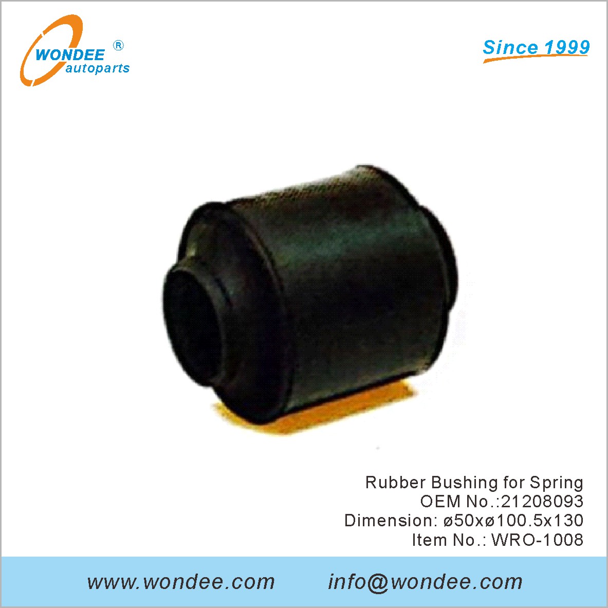 جلبة مطاطية لربيع OEM 21208093 لـ ROR من Wondee