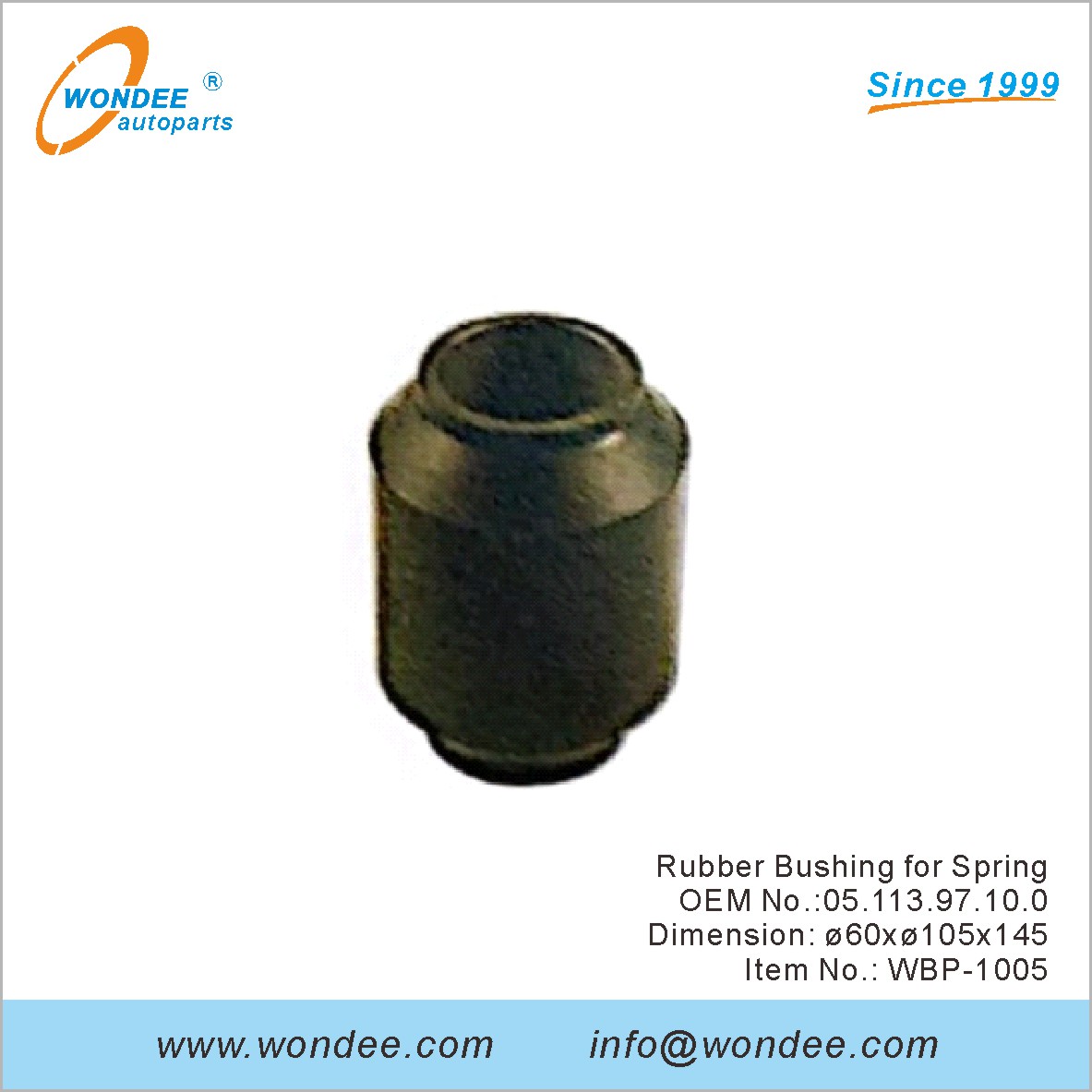 جلبة مطاطية لـ Spring OEM 0511397100 لـ BPW من Wondee