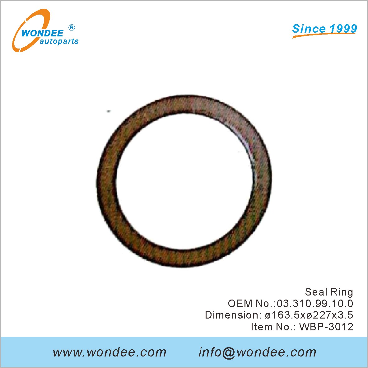 ختم حلقة OEM 0331099100 ل BPW من Wondee