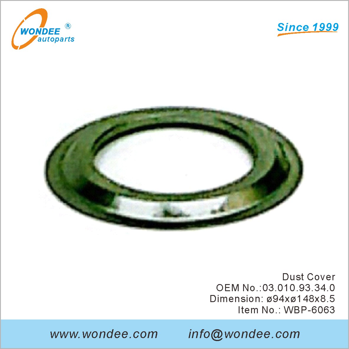 غطاء الغبار OEM 0301093340 لـ BPW من Wondee