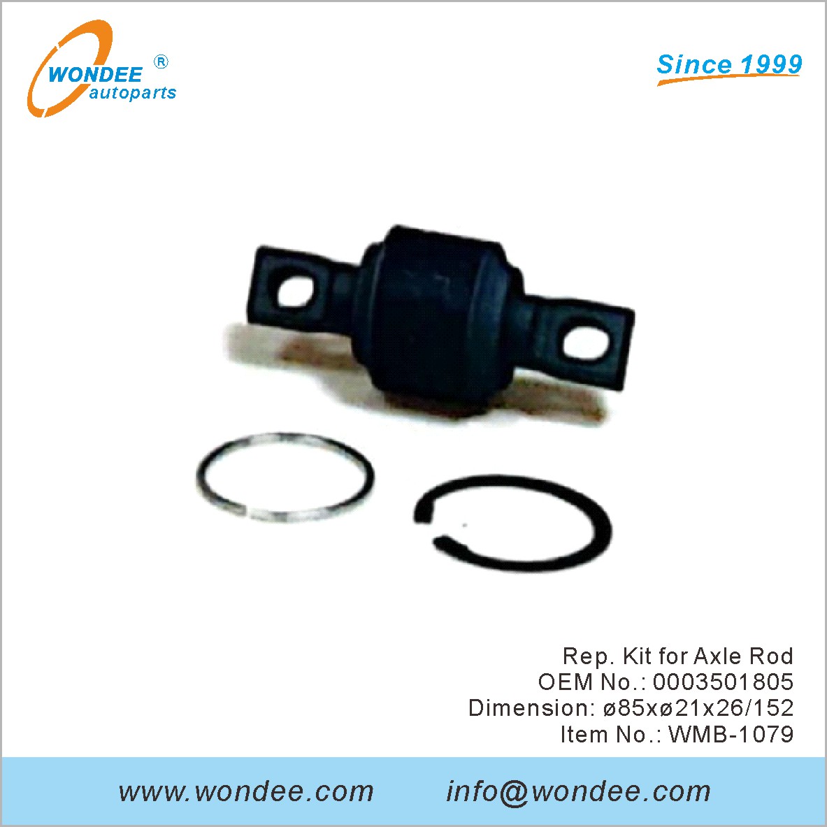 ريب. مجموعة محور قضيب OEM 0003501805 لبنز من Wondee
