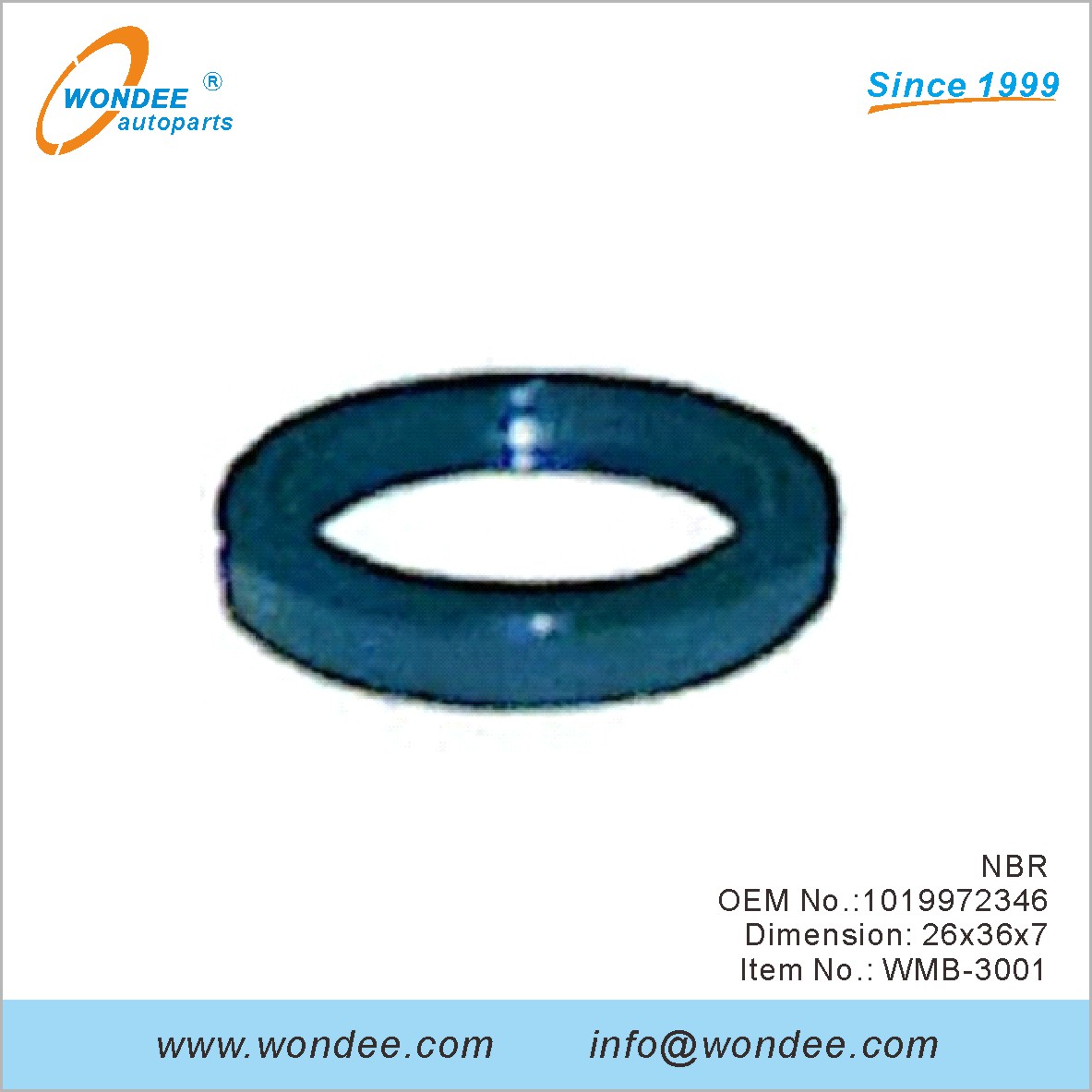 NBR OEM 1019972346 لبنز من Wondee