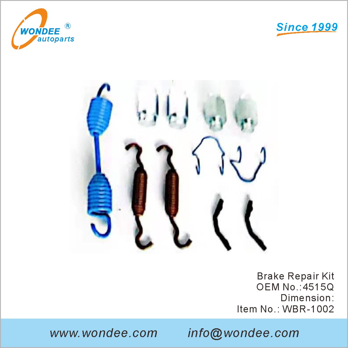 مجموعة إصلاح الفرامل OEM 4515Q من Wondee