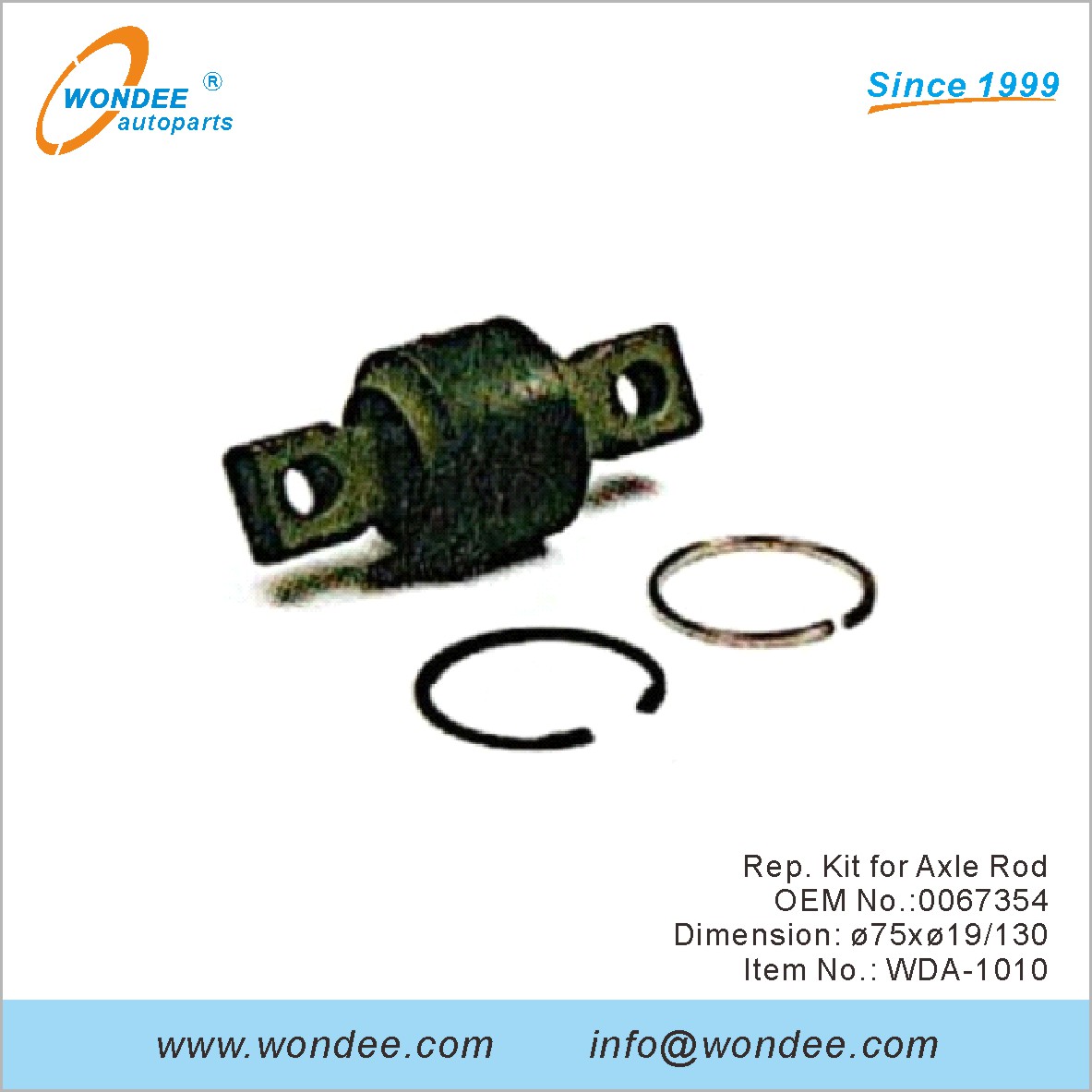REP. KIT لـ AXLE ROD OEM 0067354 لـ DAF من Wondee