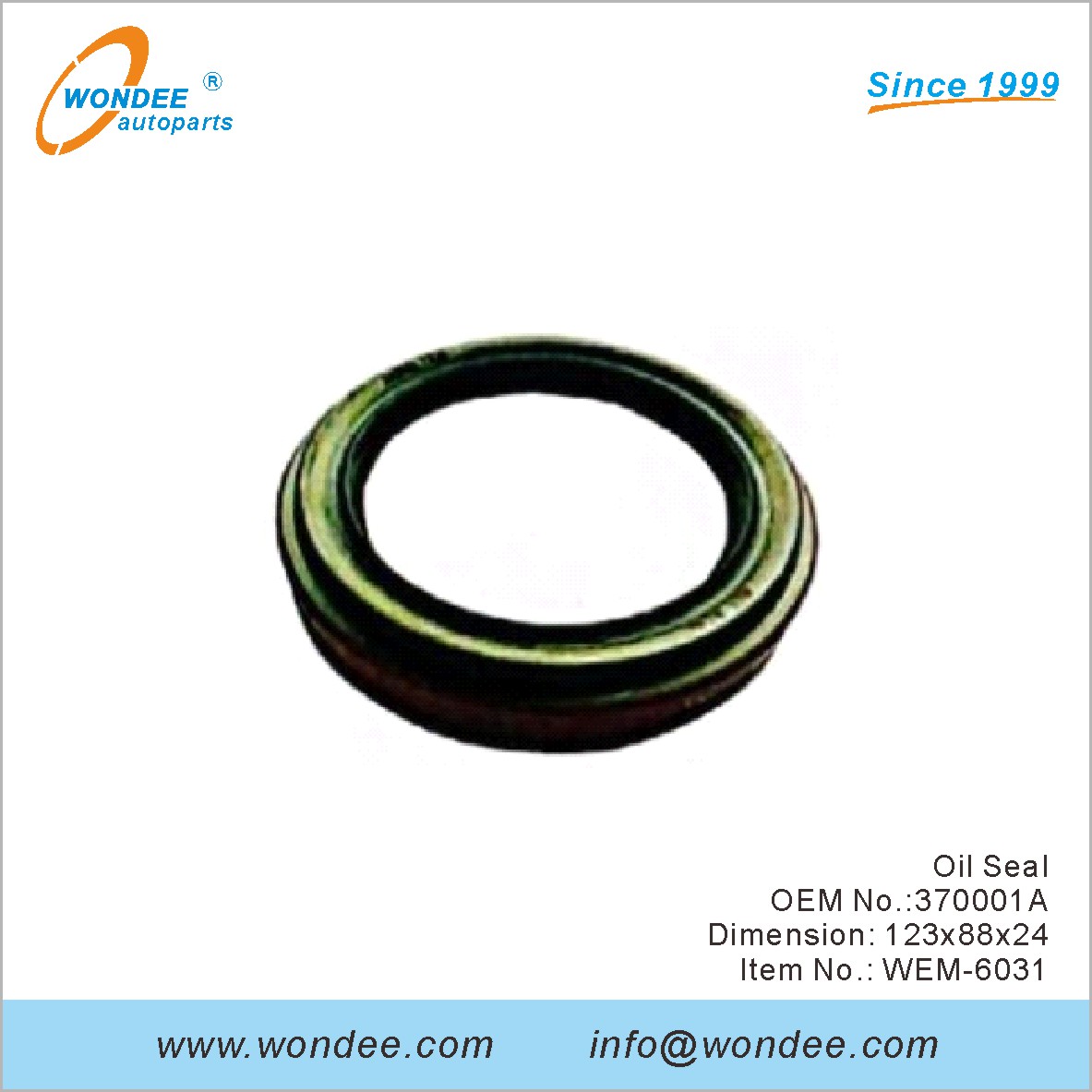 OIL SEAL OEM 370001A للمحرك من Wondee