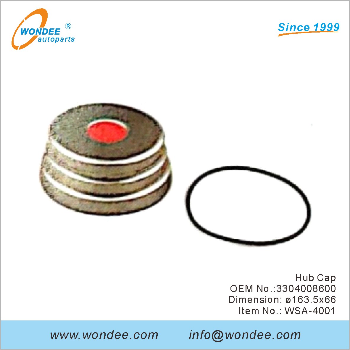 HUB CAP OEM 3304008600 لـ SAF من Wondee