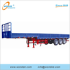 2-axle 3-axle Fence نصف مقطورات لنقل البضائع السائبة