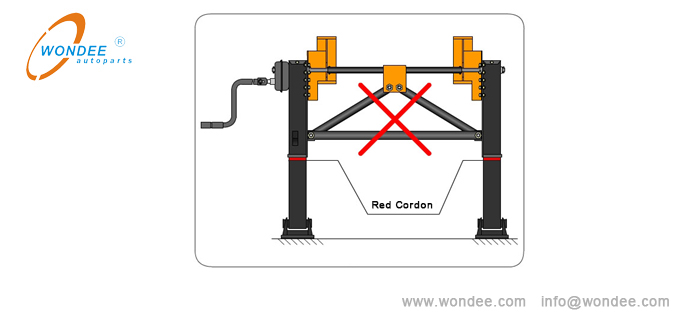 35 طن هبوط للعطور الثقيلة نصف مقطورة من الصين الصانع / الأوتوبارت Wondee