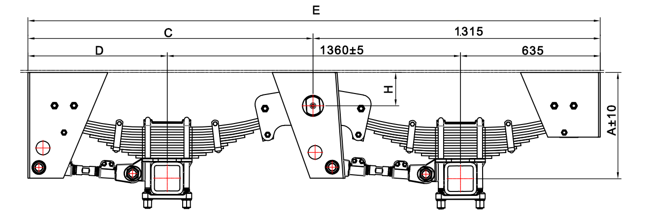 SAF 2-AXLE SPENENCE
