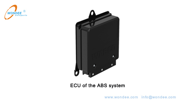 ECU of the ABS system وحدة التحكم الإلكترونية لنظام ABS