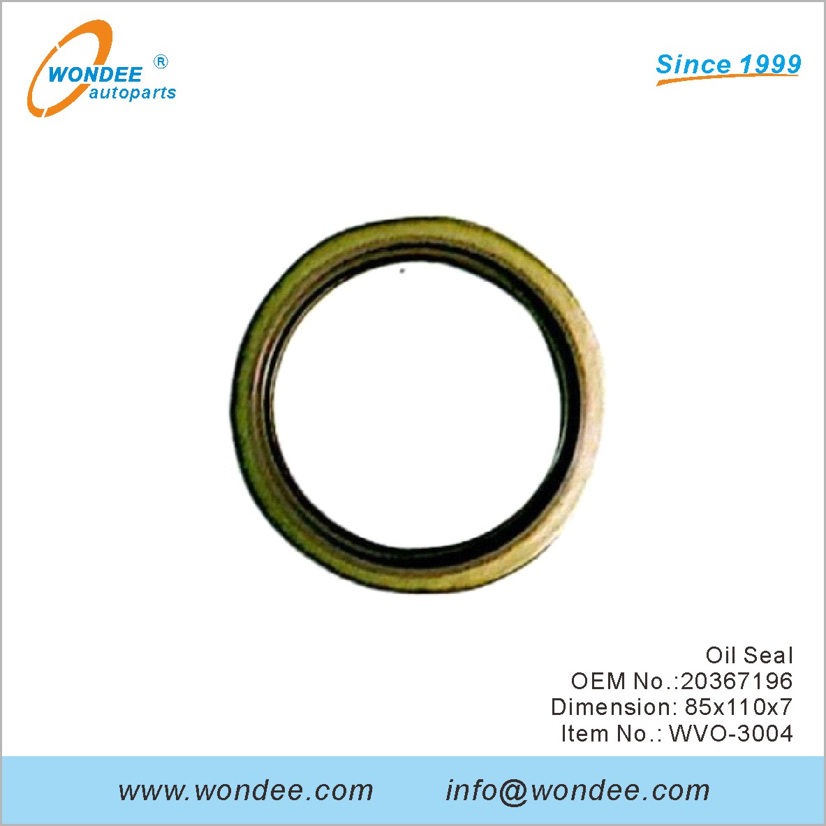 ختم الزيت OEM 20367196 لفولفو من Wondee