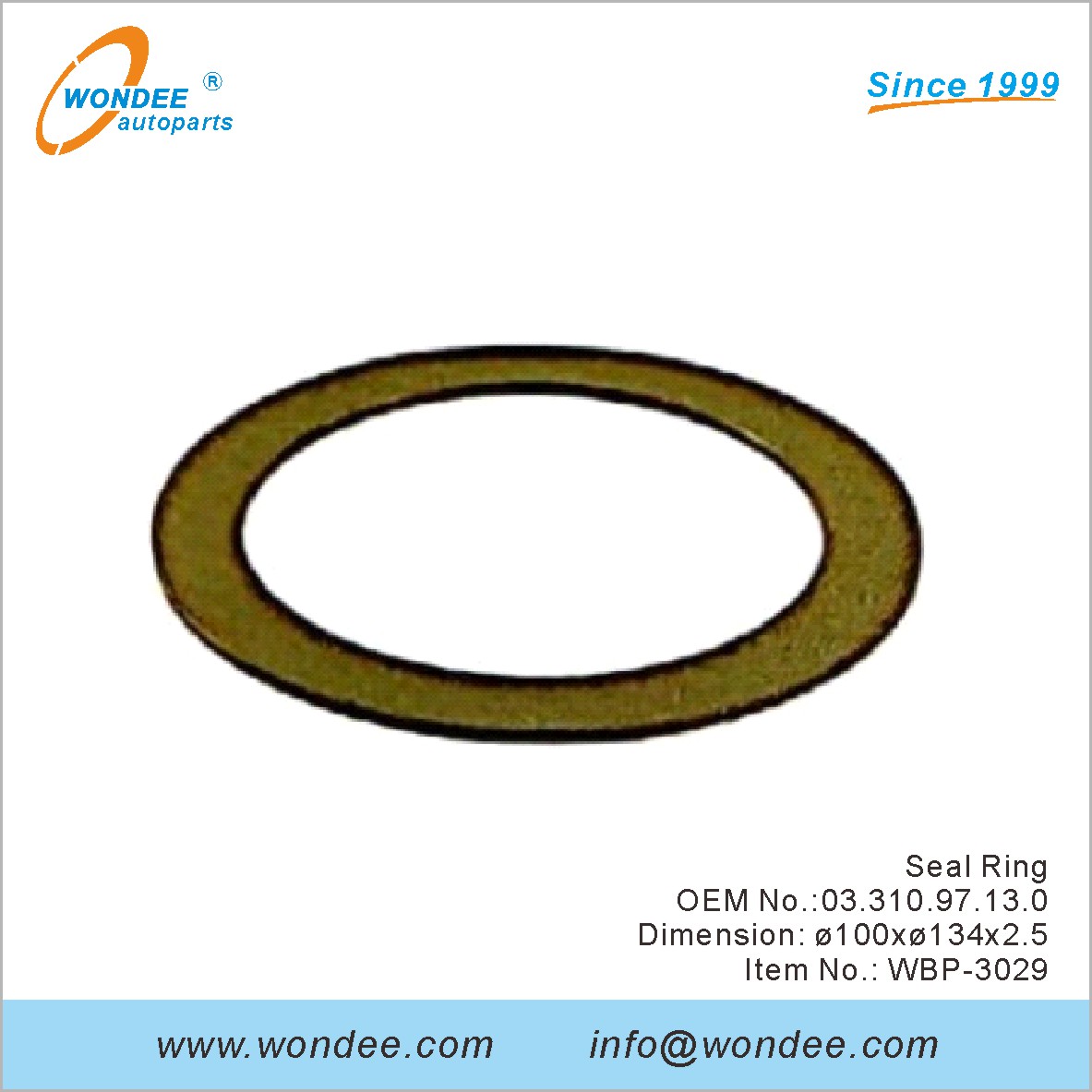 ختم حلقة OEM 0331097130 لـ BPW من Wondee