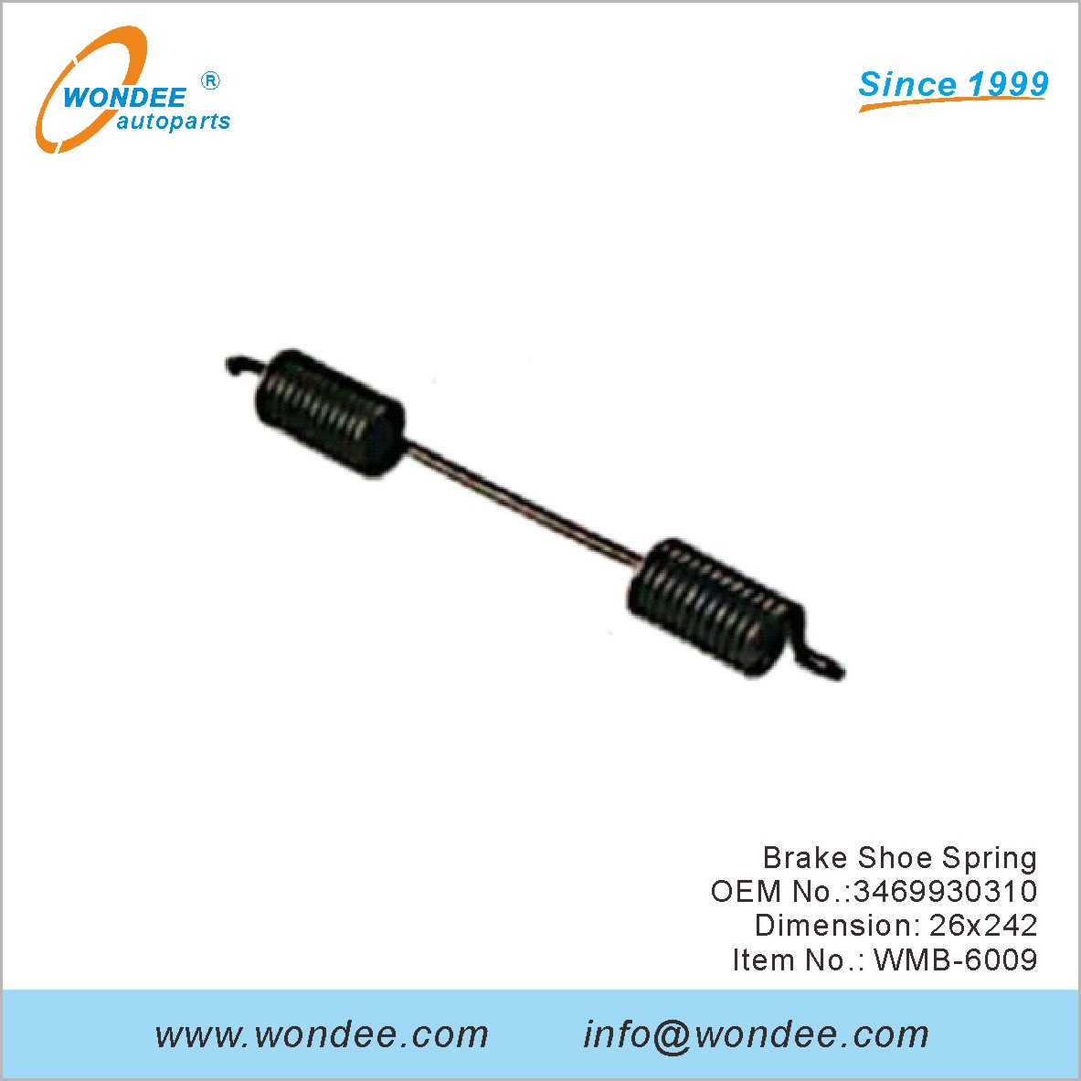 الفرامل حذاء الربيع OEM 3469930310 لبنز من Wondee