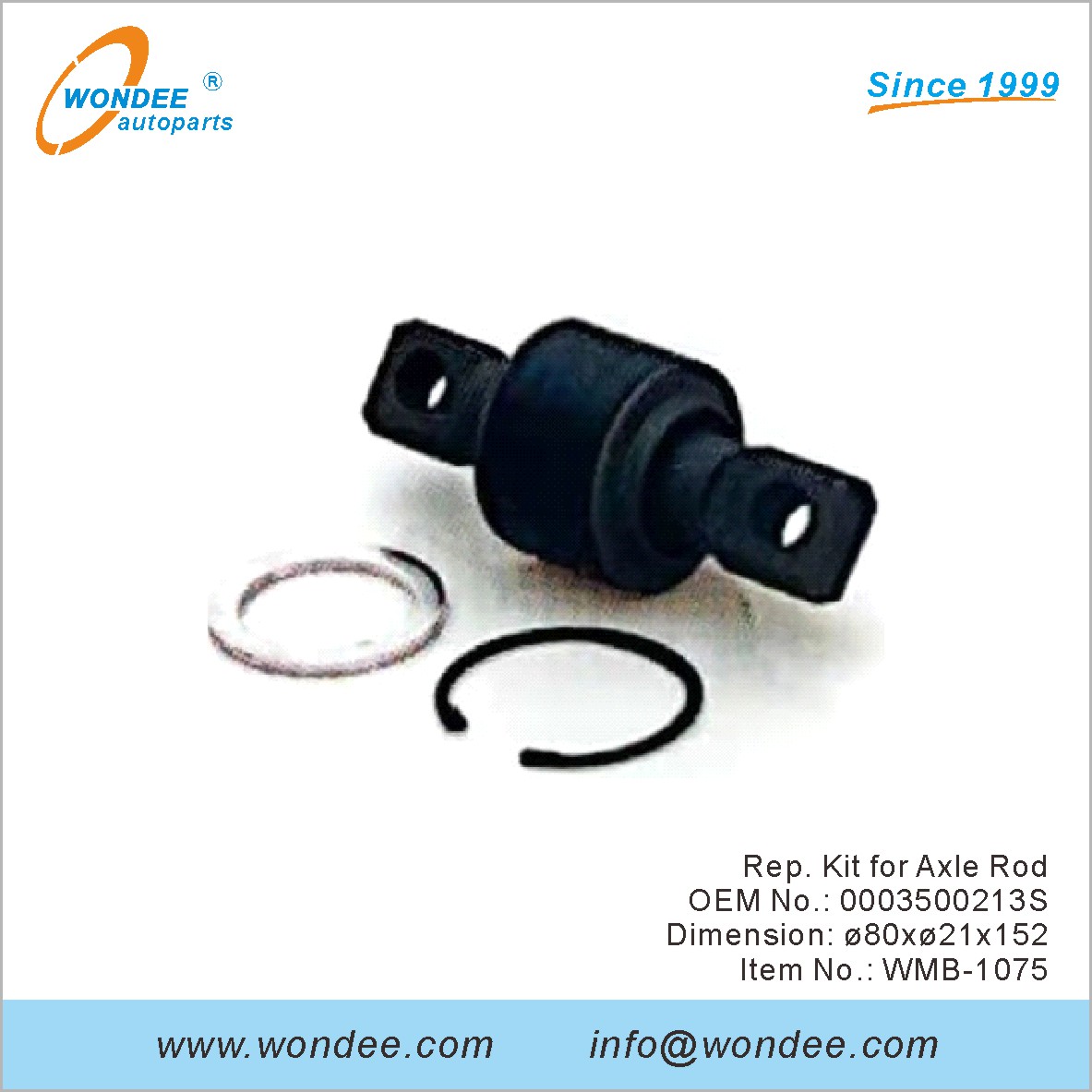 ريب. مجموعة محور قضيب OEM 0003500213S للبنز من Wondee