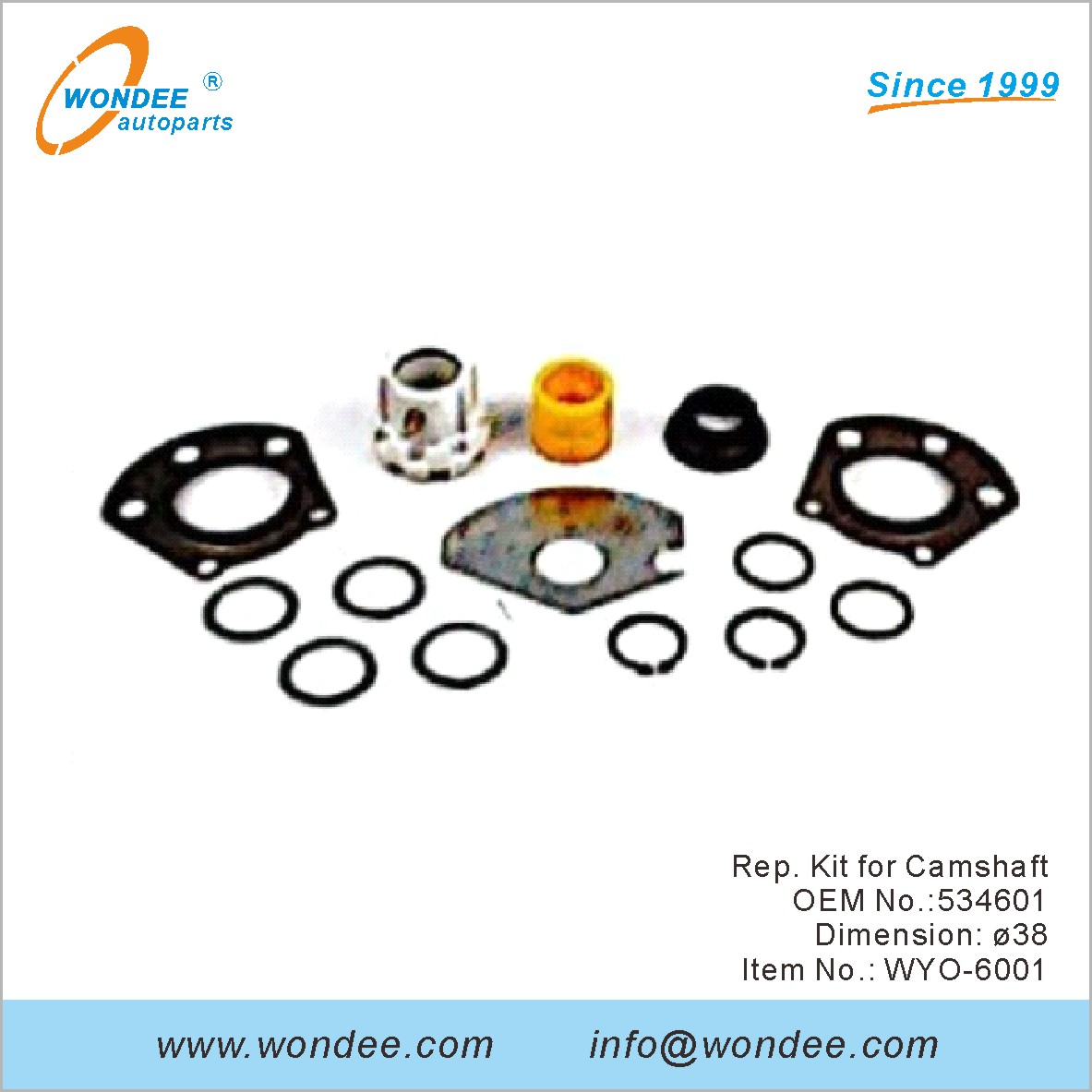 REP. KIT for عمود الحدبات OEM 534601 لفولفو من Wondee