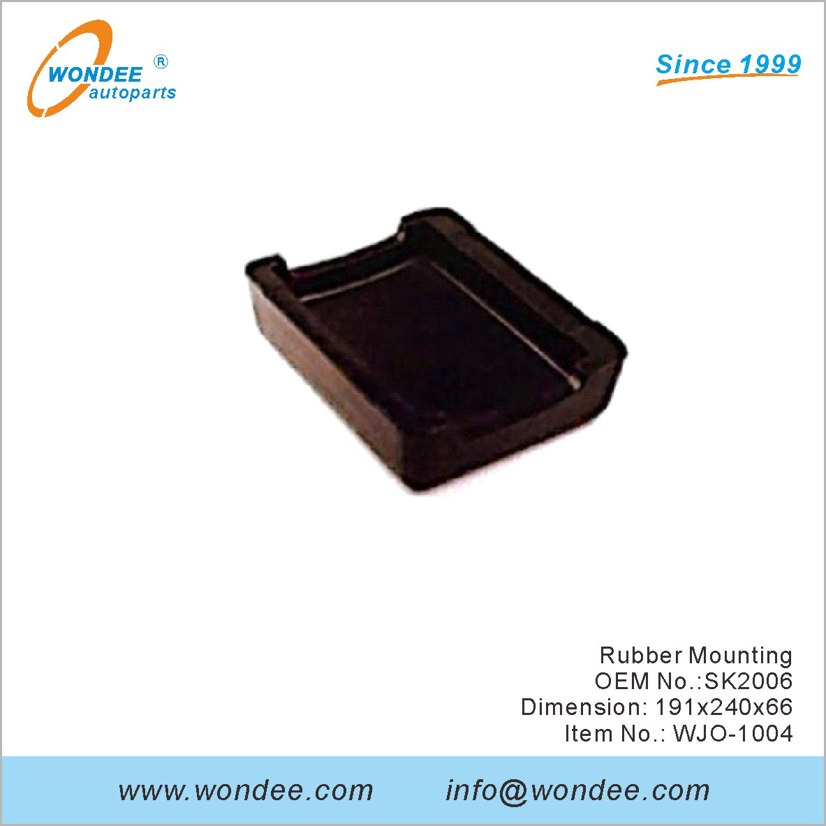 تصاعد المطاط OEM SK2006 لـ Jost من Wondee