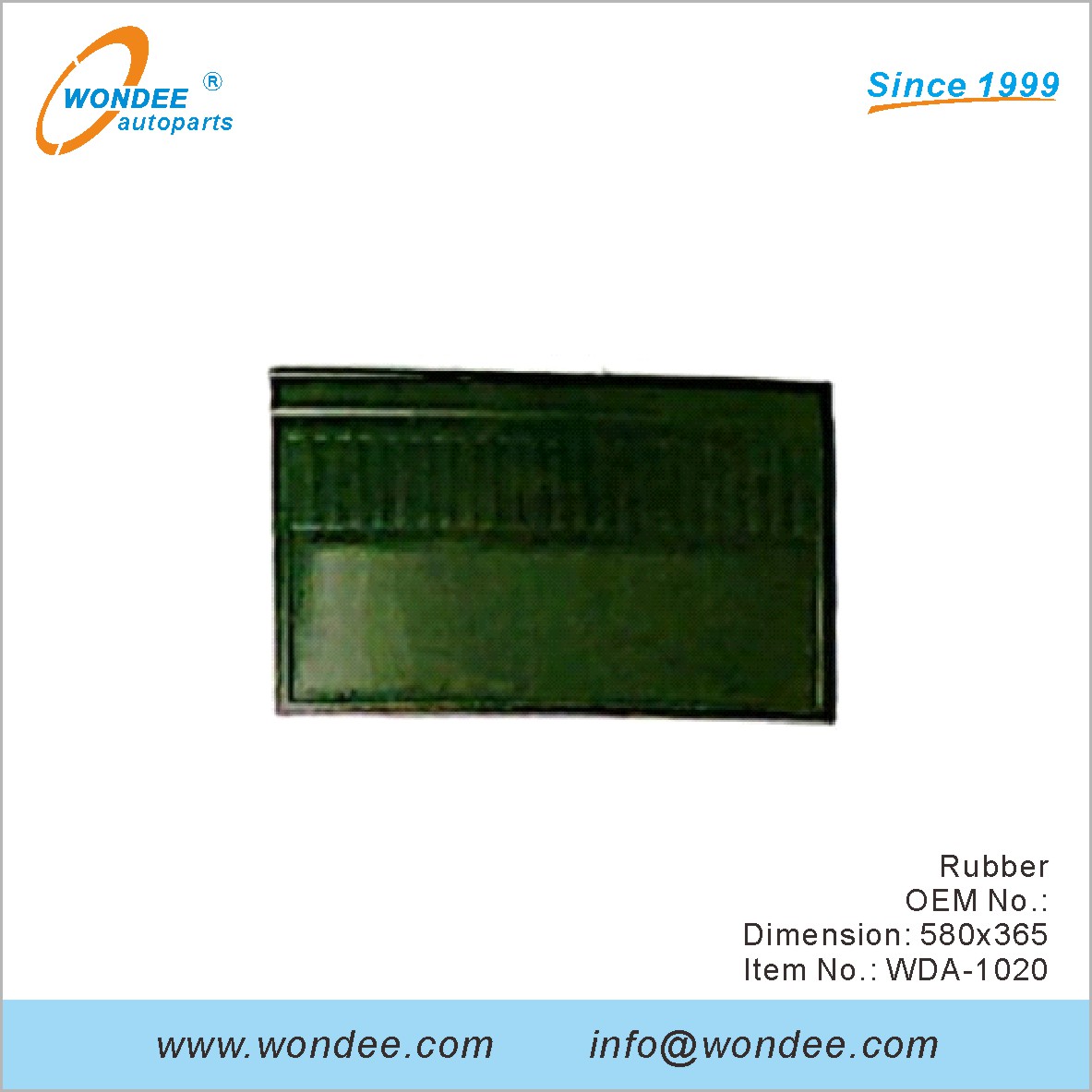 OEM المطاط ل DAF من Wondee