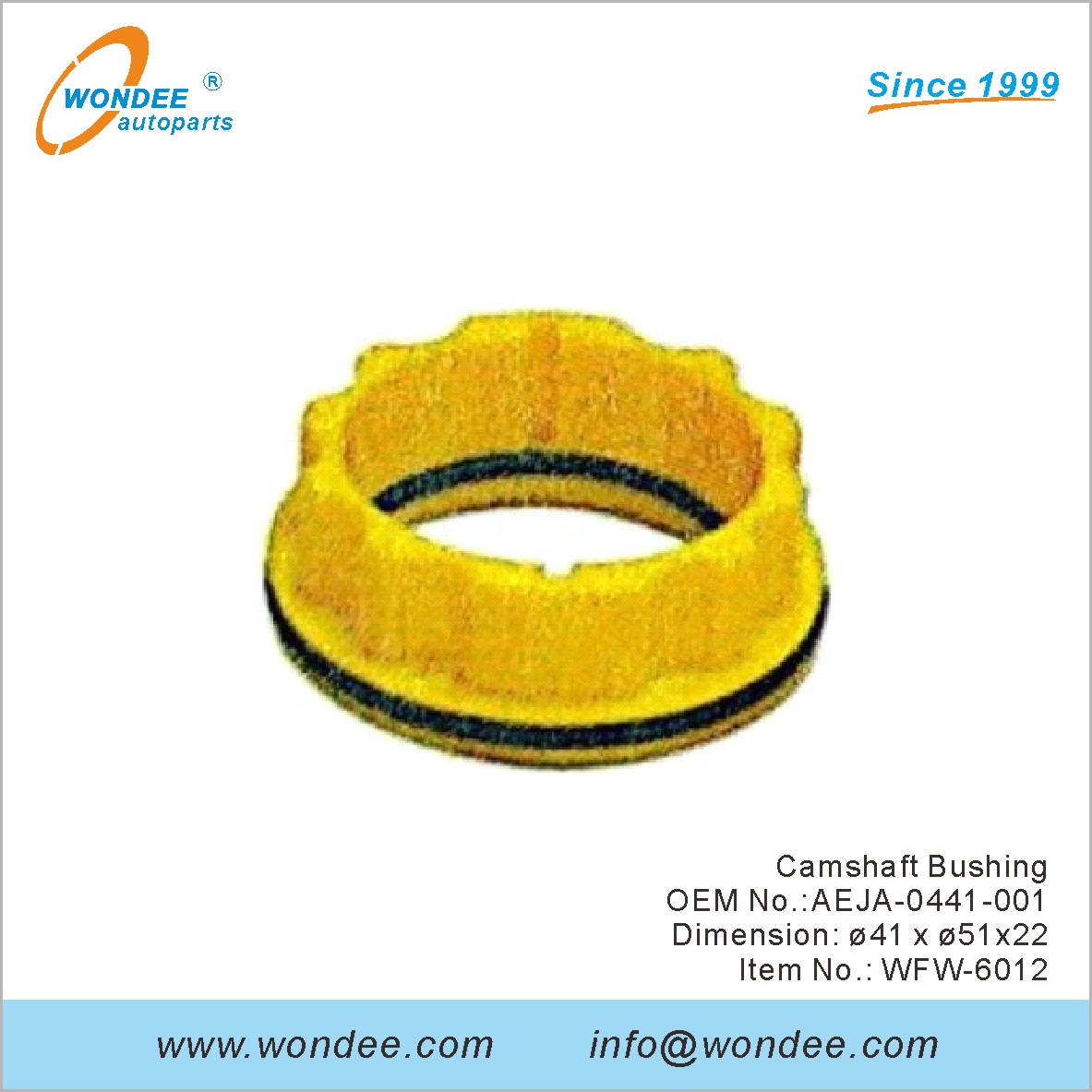 عمود الحدبات جلبة OEM AEJA-0441-001FO FUWA من Wondee