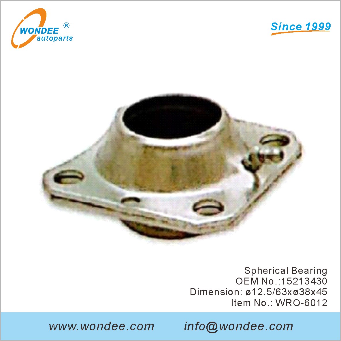المحمل الكروي OEM 15213430 لـ ROR من Wondee
