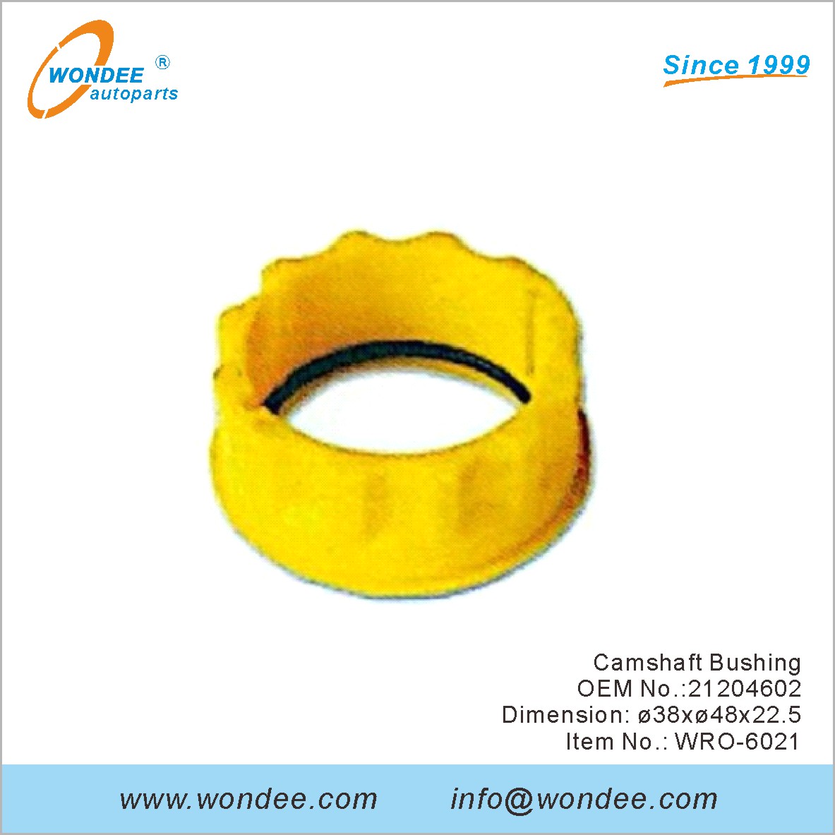 عمود الحدبات جلبة OEM 21204602 لـ ROR من Wondee