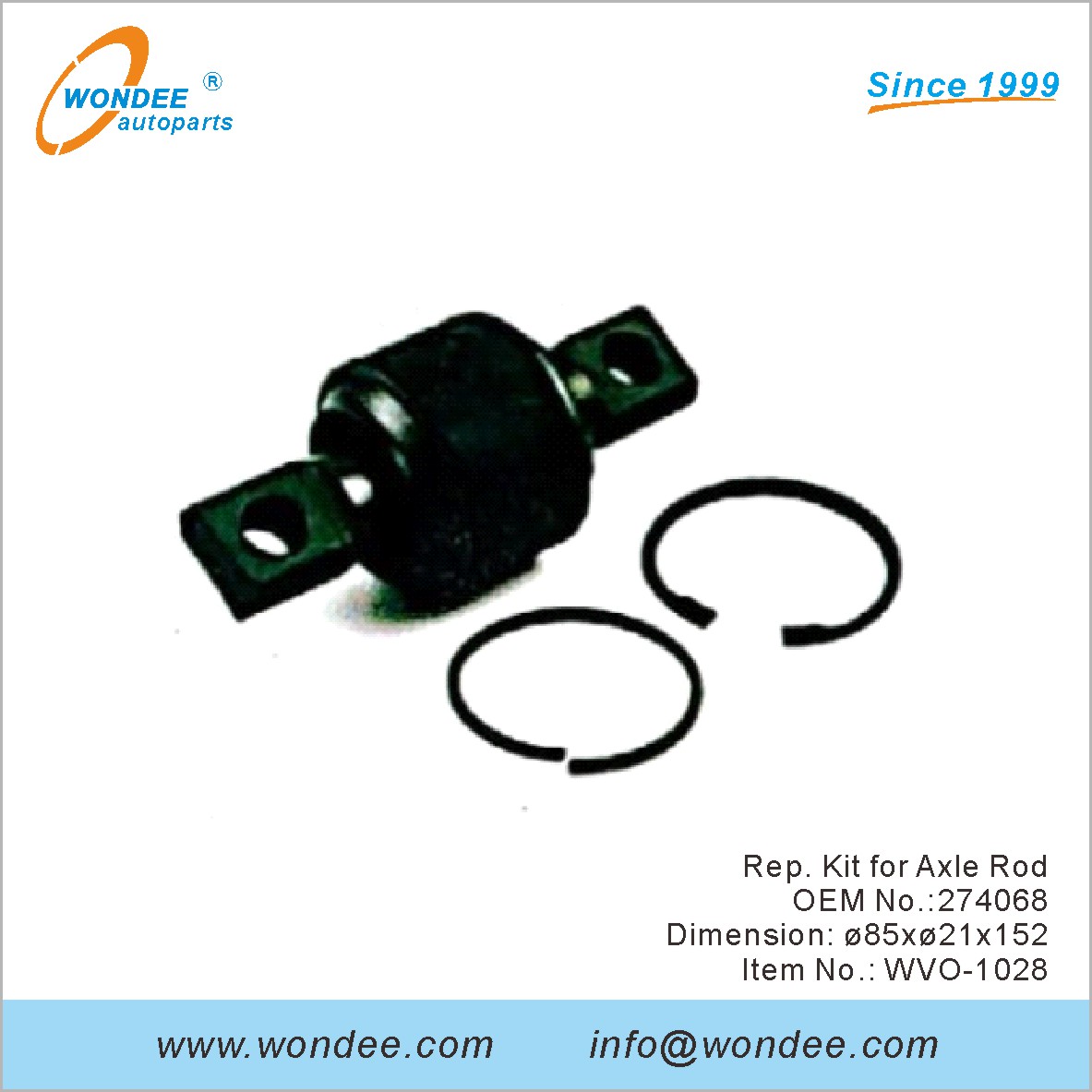 REP. KIT لـ AXLE ROD OEM 274068 for Volvo من Wondee