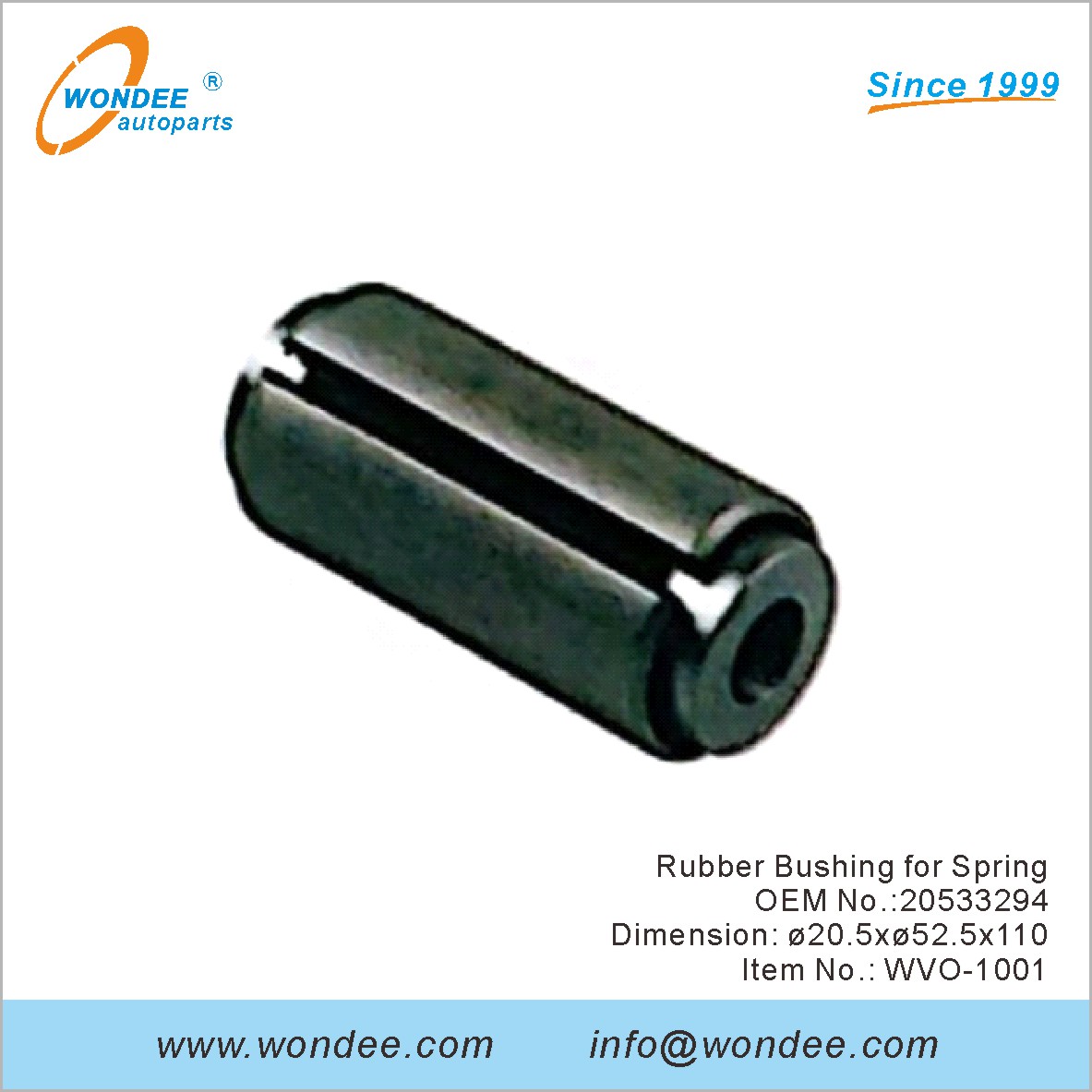 جلبة مطاطية لفصل الربيع OEM 20533294 لفولفو من Wondee