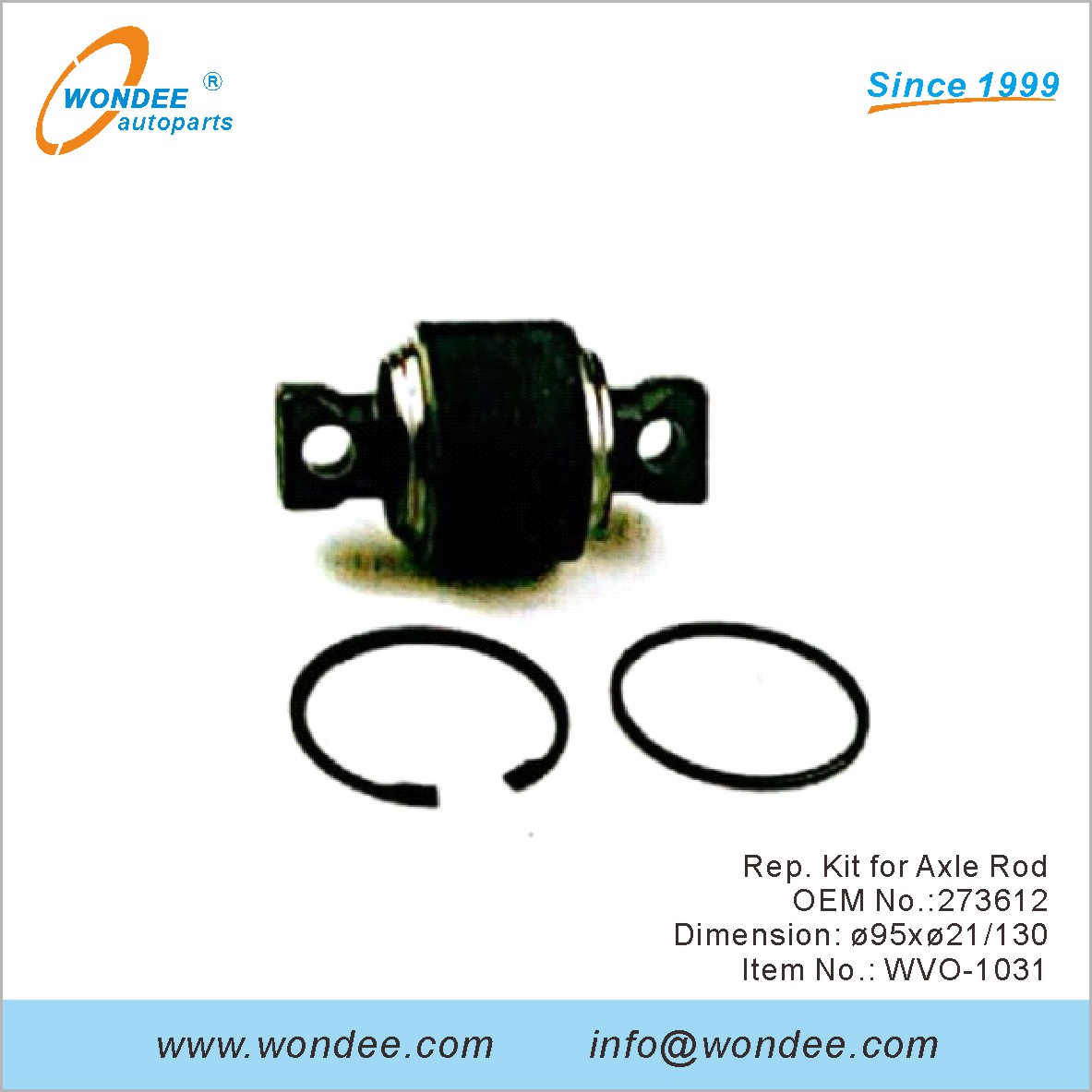 ريب. مجموعة محور قضيب OEM 273612 لفولفو من Wondee