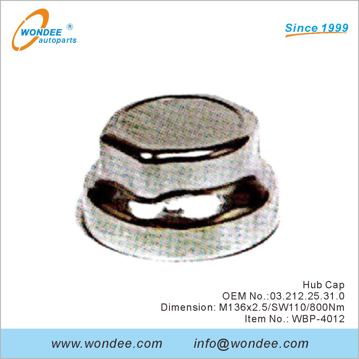 HUB CAP OEM 0321225310 لـ BPW من Wondee