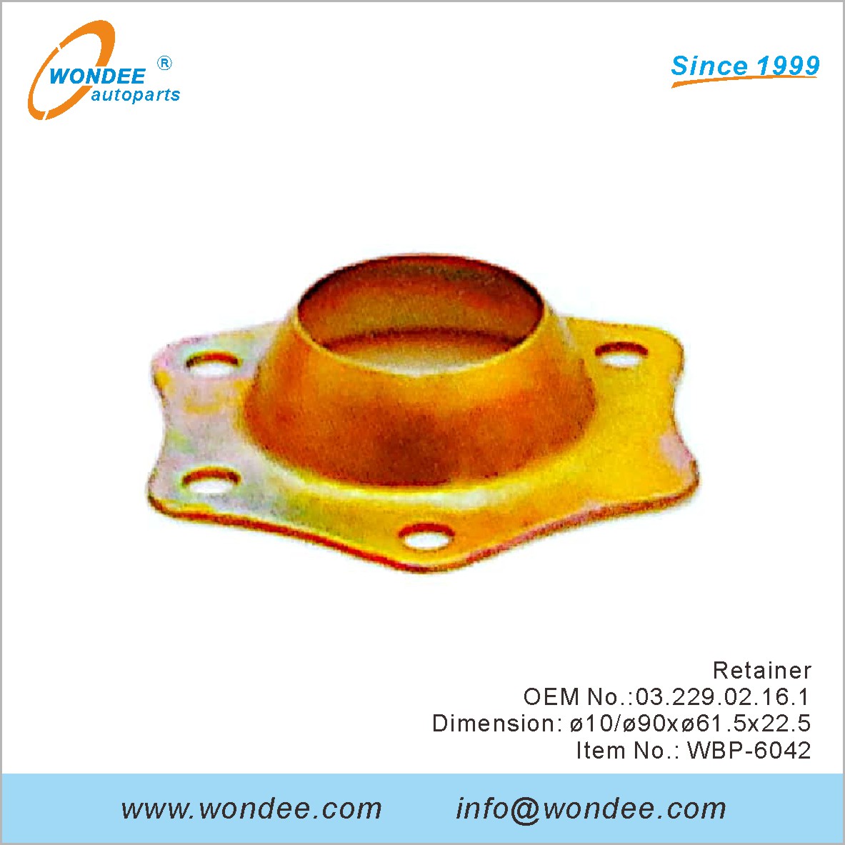 Retainer OEM 0322902161 لـ BPW من Wondee