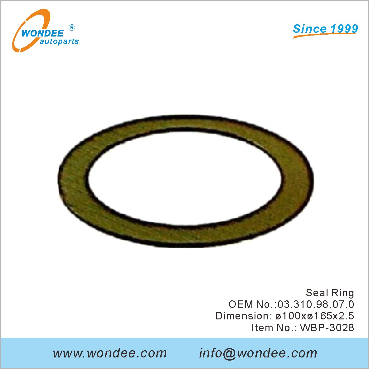 ختم حلقة OEM 0331098070 لـ BPW من Wondee