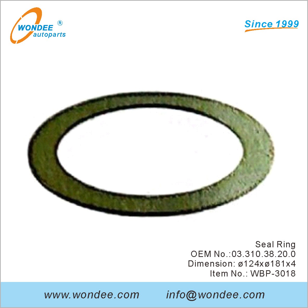 ختم حلقة OEM 0331038200 لـ BPW من Wondee