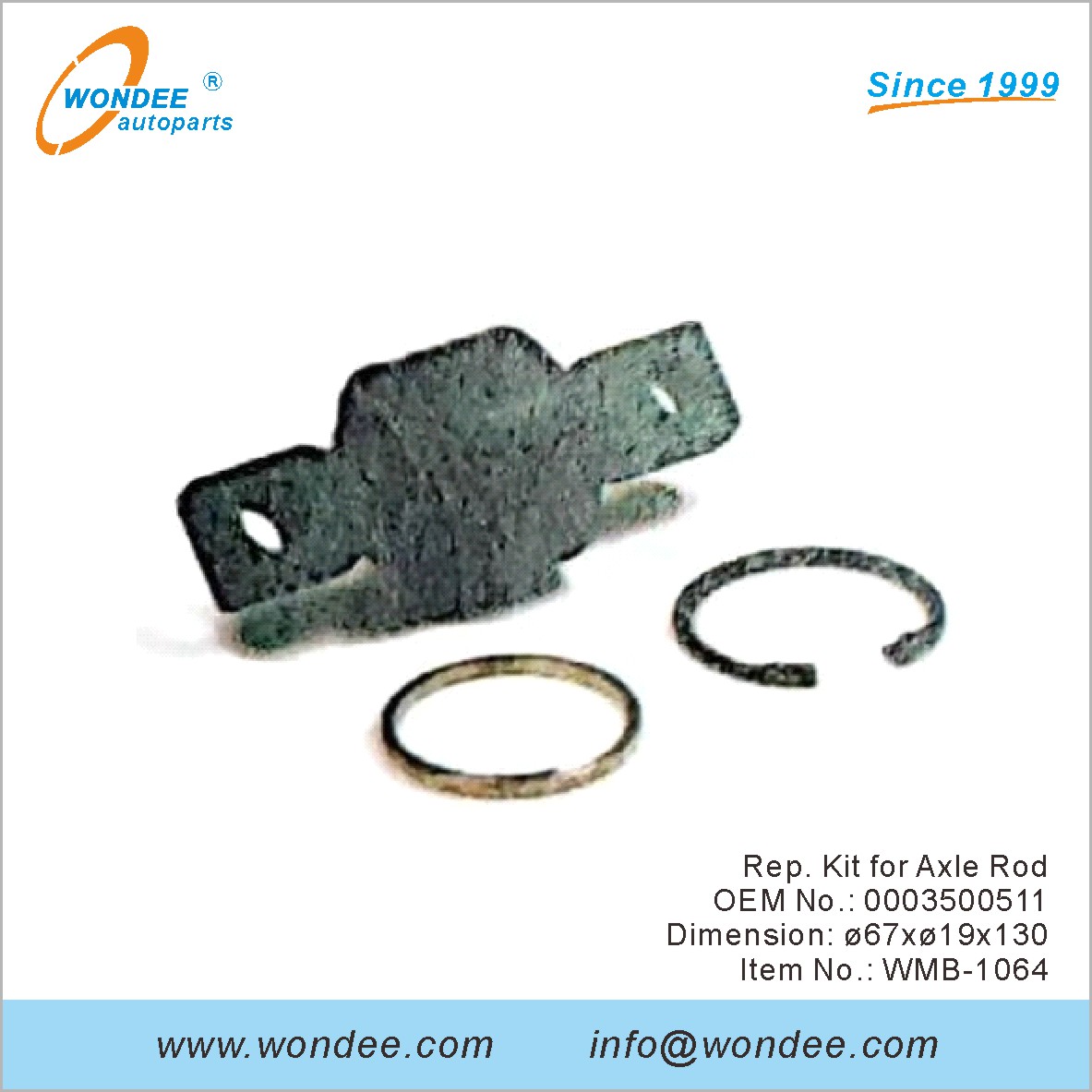 ريب. مجموعة محور قضيب OEM 0003500511 للبنز من Wondee