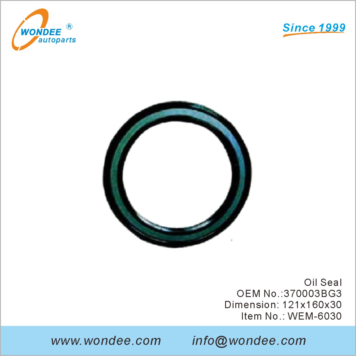 OIL SEAL OEM 370003BG3 لمحرك Mouting من Wondee