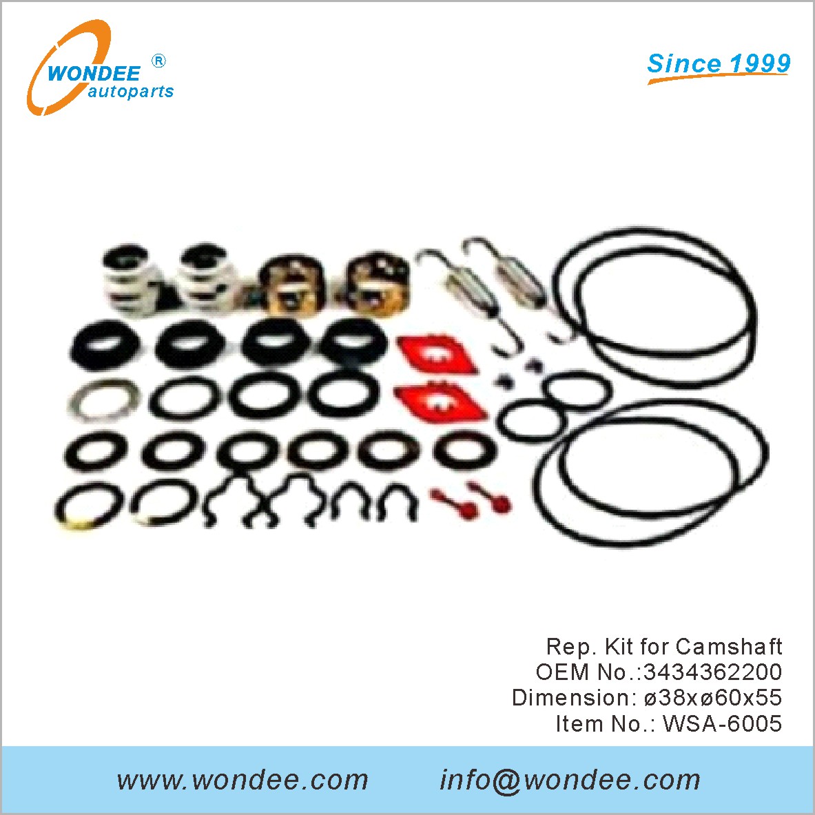REP. KIT for عمود الحدبات OEM 3434362200 لـ SAF من Wondee