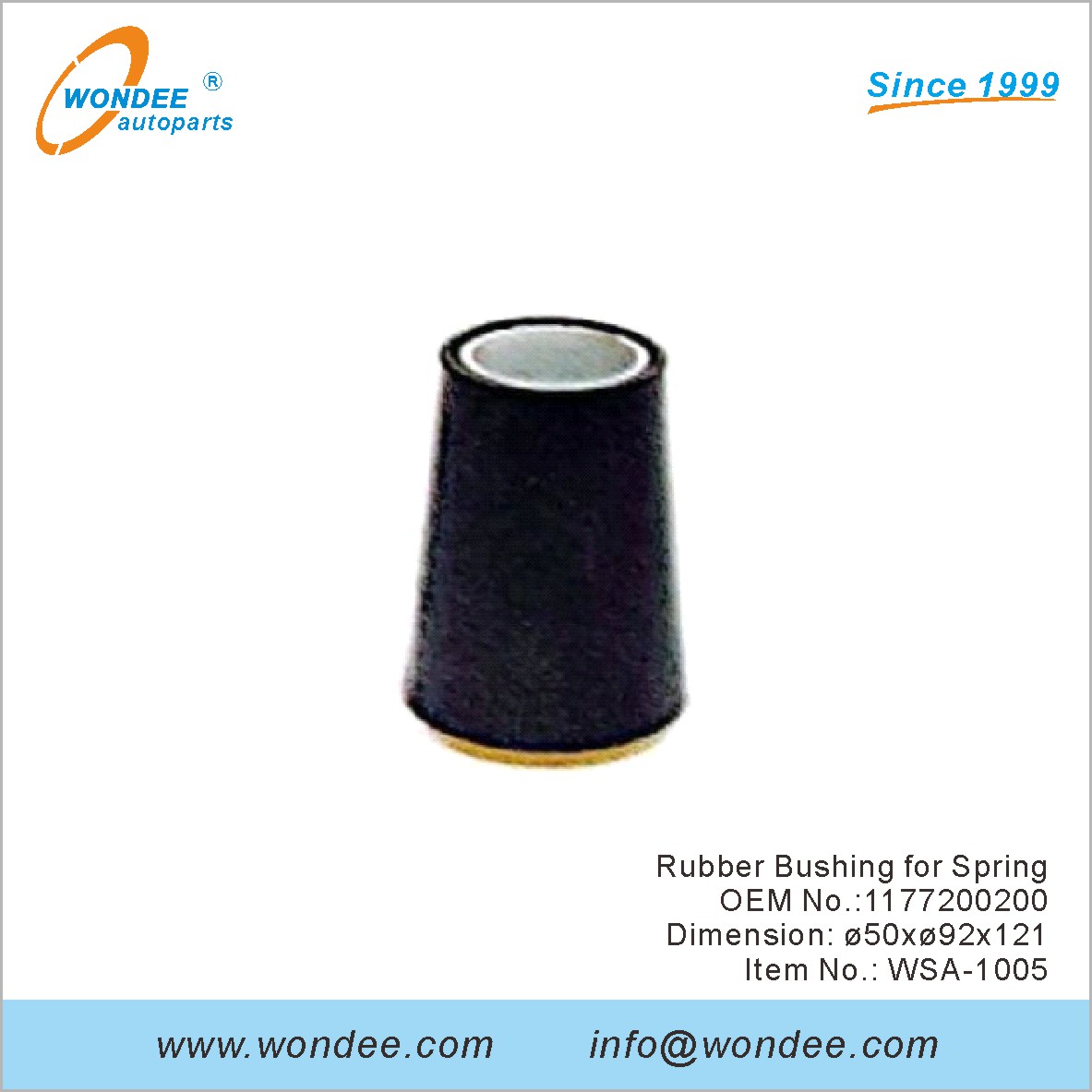 جلبة مطاطية لـ Spring OEM 1177200200 لـ SAF من Wondee