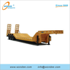 2-axle 3-axle 16.5 M Lowbed نصف مقطورة (منصة العمل 12M) للبيع